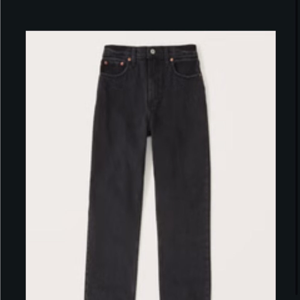 Abercrombie & Fitch Women's Black High Rise Jeans 28 Short